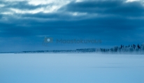 <h5>Erämaan järvimaisema</h5><p>Pohjois-suomalainen järvimaisema talvella kaamoksen aikaan. Tunnus: img_5289</p>